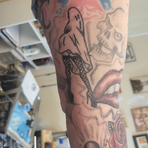 Explore outside arm tattoo ideas, creative tattoo ideas in Ozark, available at Tooth & Nail Tattoo & Piercing