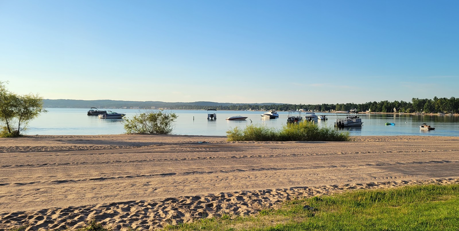 Photo of Traverse City Public Beach and the settlement