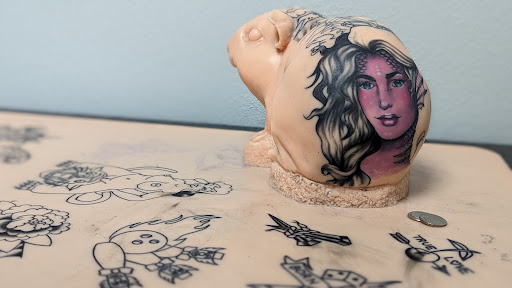 Explore freddy vs jason tattoo ideas, creative tattoo ideas in Adrian, available at Good Life Tattoo Co.