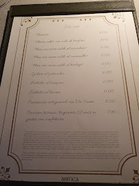 Antica Osteria à Lucca menu