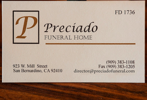 Funeral Home «Preciado Funeral Home», reviews and photos, 923 W Mill St, San Bernardino, CA 92410, USA
