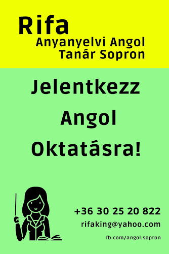 Értékelések erről a helyről: Anyanyelvi Angol Oktatás Sopron- Rifa the Teacher, Sopron - Nyelviskola