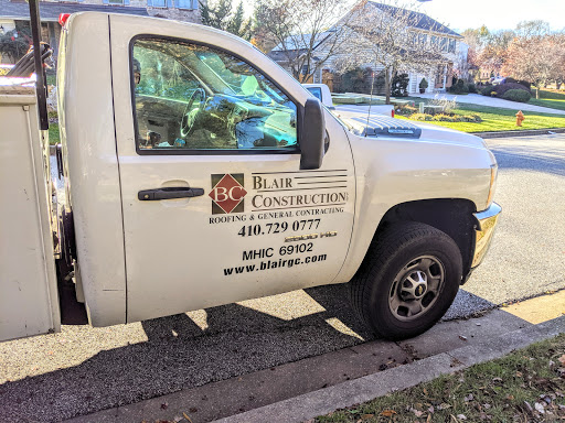 Roofing Contractor «Blair Construction LLC», reviews and photos, 301 Najoles Rd #206, Millersville, MD 21108, USA