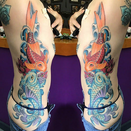 Explore sun tattoo ideas for females, creative tattoo ideas in Huntington, available at Tat-Nice Tattoos