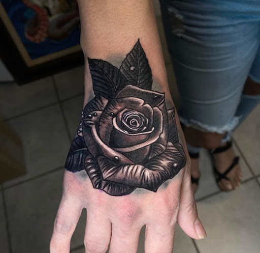 Explore family guy tattoo ideas, creative tattoo ideas in Odessa, available at Black Cat Tattoo Company