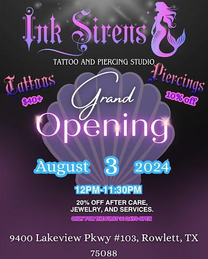 Explore police tattoo ideas, creative tattoo ideas in Rowlett, available at Ink Sirens Tattoo & Piercing Studio