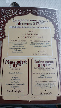 Le Maroc à Noisy-le-Grand menu