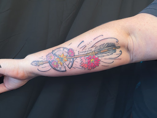 Explore celtic tattoo sleeve ideas, creative tattoo ideas in Baker City, available at Blue Lotus Tattoo