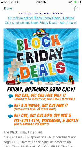 Toy Store «Bricks & Minifigs San Antonio», reviews and photos, 12415 Bandera Rd #212, Helotes, TX 78023, USA