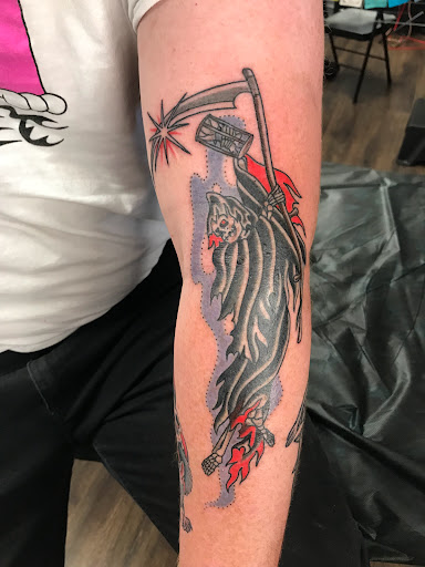 Explore in memory of dad tattoo ideas, creative tattoo ideas in San Jose, available at The Holy Scythe Tattoo
