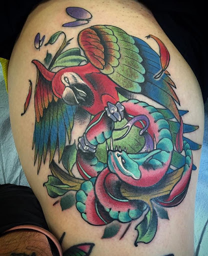 Explore 3 initial tattoo ideas, creative tattoo ideas in Dekalb, available at Proton Tattoo