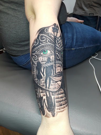 Explore ram tattoo ideas, creative tattoo ideas in Georgetown, available at Body Art Tattoos