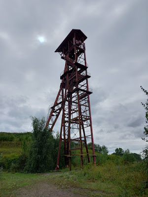 Chevalement du puits n° 8 de la fosse n° 8 - 8 bis des mines de Dourges à Évin-Malmaison