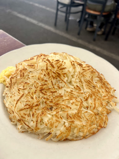 Hash browns and eggs 