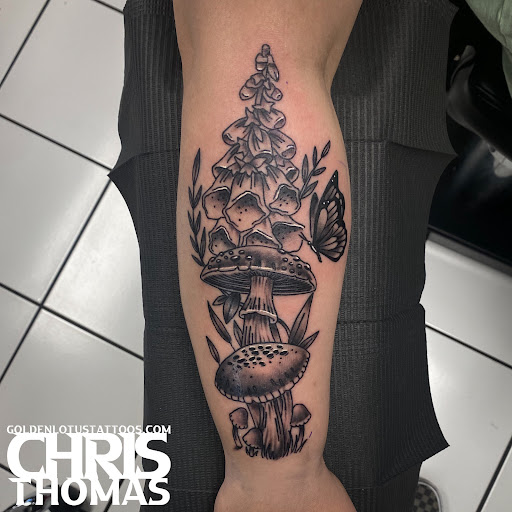 Explore religious tattoo ideas for women, creative tattoo ideas in Sherwood, available at Golden Lotus Tattoo Studio