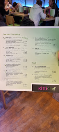 Restaurant thaï Kittichai Krebsgasse à Cologne (la carte)