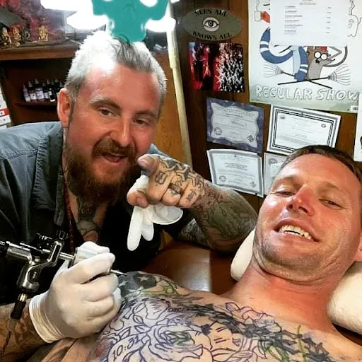 Explore matching tattoo ideas for husband and wife, creative tattoo ideas in Little Rock, available at THE ORIGINAL ARCH STREET TATTOO COMPANY EST.2014 FBAARON DALE STINSON