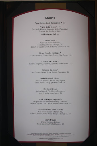 American Restaurant «Chaz on the Plaza», reviews and photos, 325 Ward Pkwy, Kansas City, MO 64112, USA