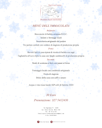 Agriturismo Podere Sant'Antonio à Eboli menu