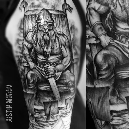 Explore science tattoo ideas, creative tattoo ideas in Mchenry, available at Art and Soul Tattoo Company