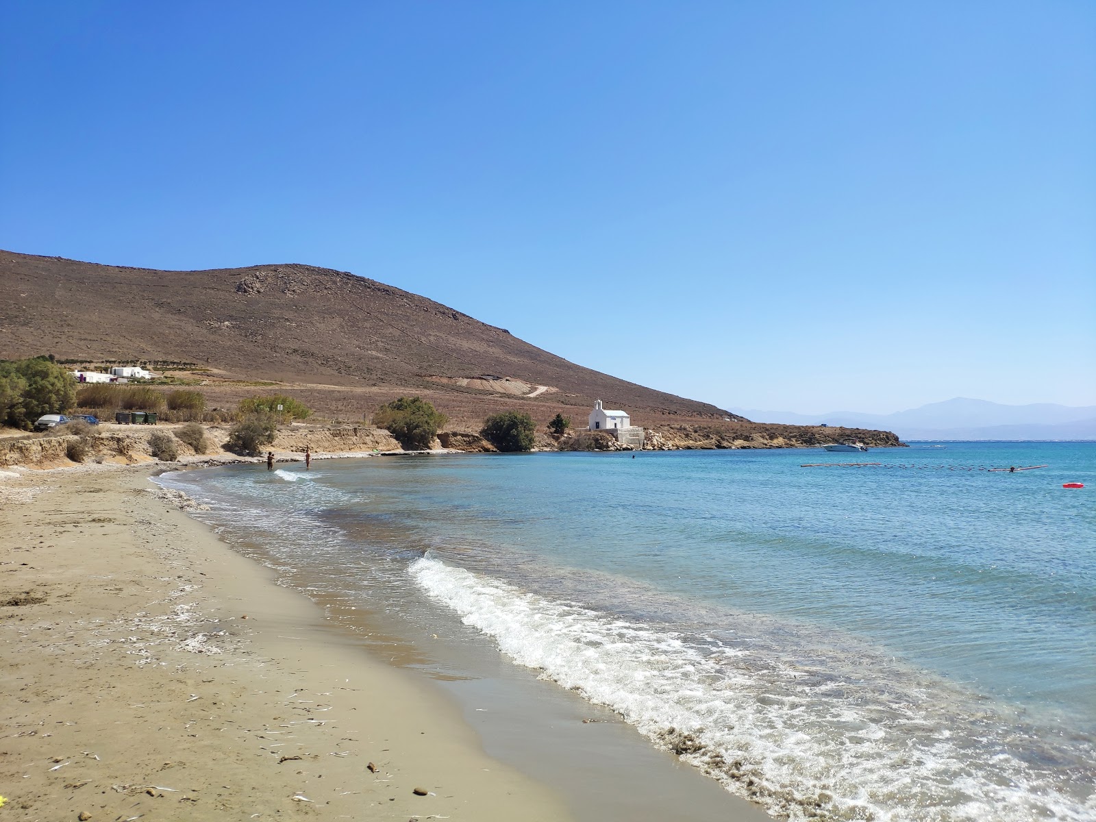 Foto di Molos beach con molto pulito livello di pulizia