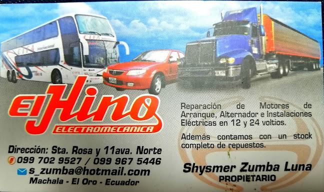 Opiniones de Taller de Electromecánica EL Hino en Machala - Concesionario de automóviles