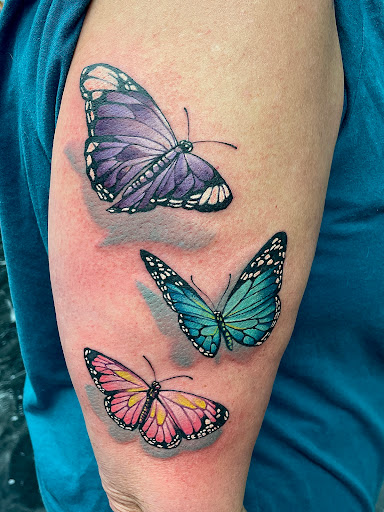 Explore jesus name tattoo ideas, creative tattoo ideas in Denver, available at Something Creative Tattoo