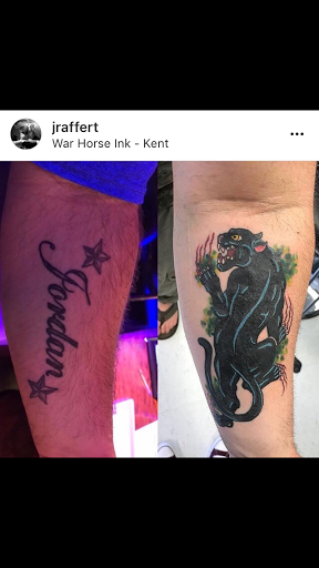 Explore vine tattoo ideas, creative tattoo ideas in Kent, available at War Horse Ink
