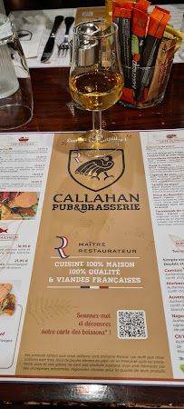 Callahan Pub & Brasserie à Besançon menu