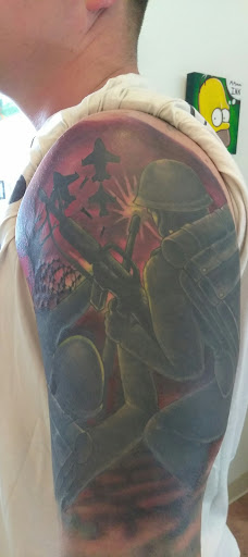 Explore mexican sleeve tattoo ideas, creative tattoo ideas in Hebron, available at Explosive Ink Tattoo