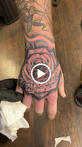 Explore lion and cub tattoo ideas, creative tattoo ideas in Bullhead City, available at Smoke and Dagger Tattoo
