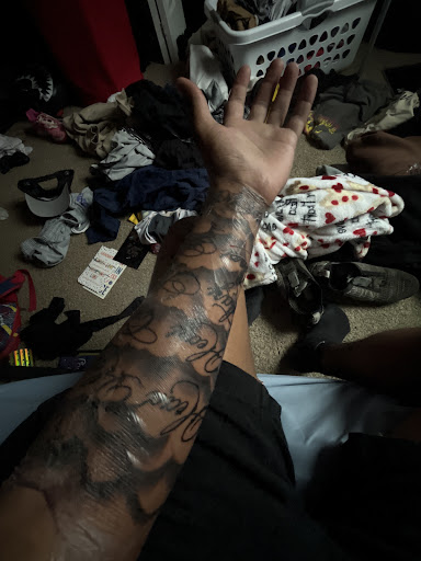 Explore peck tattoo ideas, creative tattoo ideas in Roanoke, available at Black Caesar Tattoos & Piercings