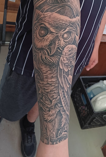 Explore road runner tattoo ideas, creative tattoo ideas in Espanola, available at Ink Repute Tattoo