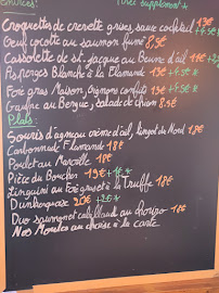La Cocotte L'Appart Côté Mer à Dunkerque menu