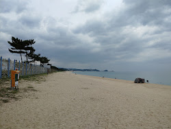 Zdjęcie Wonpo Beach z proste i długie
