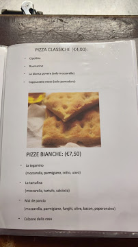 ASD MONTE SANVITESE BAR LA PISTA à Monte San Vito carte