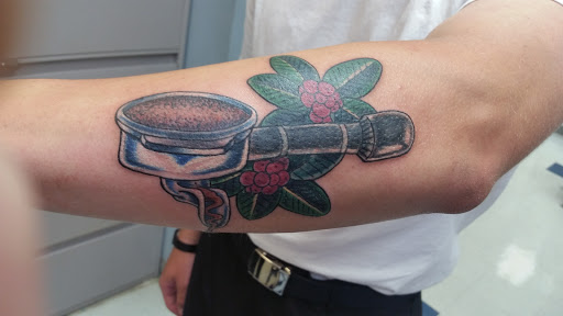 Explore pain tattoo ideas for guys, creative tattoo ideas in Libertyville, available at Art With Atattooed