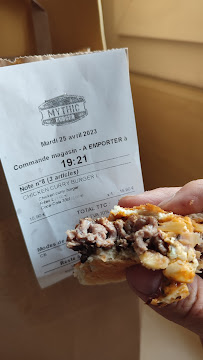 Menu / carte de MYTHIC BURGER Châteauroux à Châteauroux