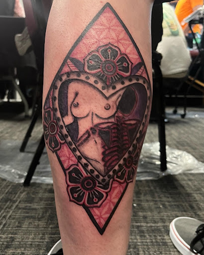 Explore boyfriend tattoos ideas, creative tattoo ideas in Harrah, available at Gypsy Blood Body Art Studio