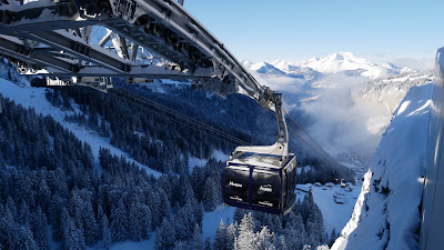 Téléphérique Prodains Express entre Morzine et Avoriaz à Morzine