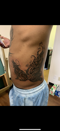 Explore wanderlust tattoo ideas, creative tattoo ideas in Greenville, available at Deep Liquid Ink