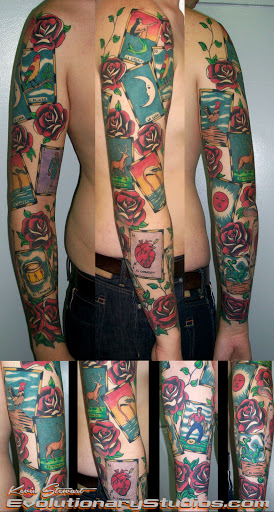 Explore black wolf tattoo ideas, creative tattoo ideas in Hendersonville, available at Evolutionary Studios