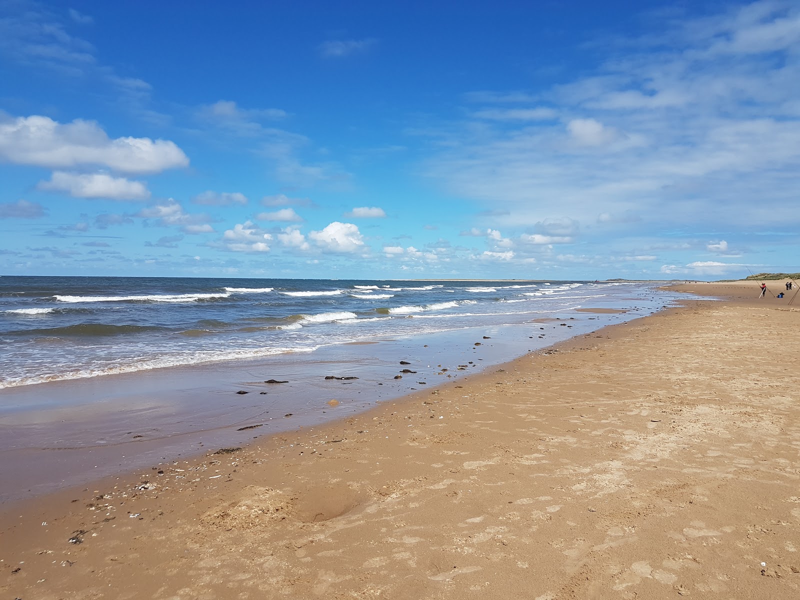 Foto af Brancaster Strand med høj niveau af renlighed