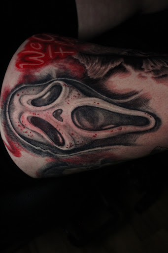 Explore leg tattoo male ideas, creative tattoo ideas in Homosassa, available at Citrus Tattoos