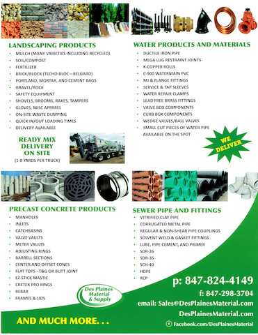 Paving Materials Supplier «Des Plaines Material & Supply», reviews and photos, 1269 E Golf Rd, Des Plaines, IL 60016, USA