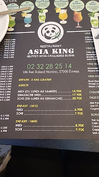 Asia King à Évreux carte