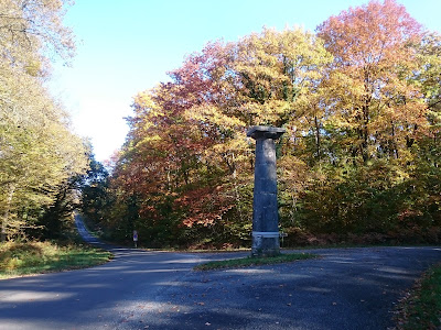 Borne-colonne n°1 de la forêt de Chaux à Dole