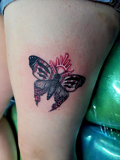 Explore medium tattoo ideas, creative tattoo ideas in Benton, available at Spectrum Tattoo
