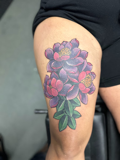 Explore paintbrush tattoo ideas, creative tattoo ideas in Madison, available at ART IMMORTAL TATTOO