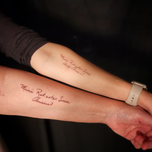 Explore family tattoo ideas for women, creative tattoo ideas in Minocqua, available at Whisky Rose Tattoo Parlor